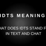 IDTS Meaning: What Does IDTS Stand For in Text and Chat?